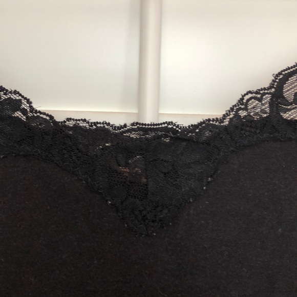 [5 for $25] Simple black lace trim camisole - Picture 2 of 3